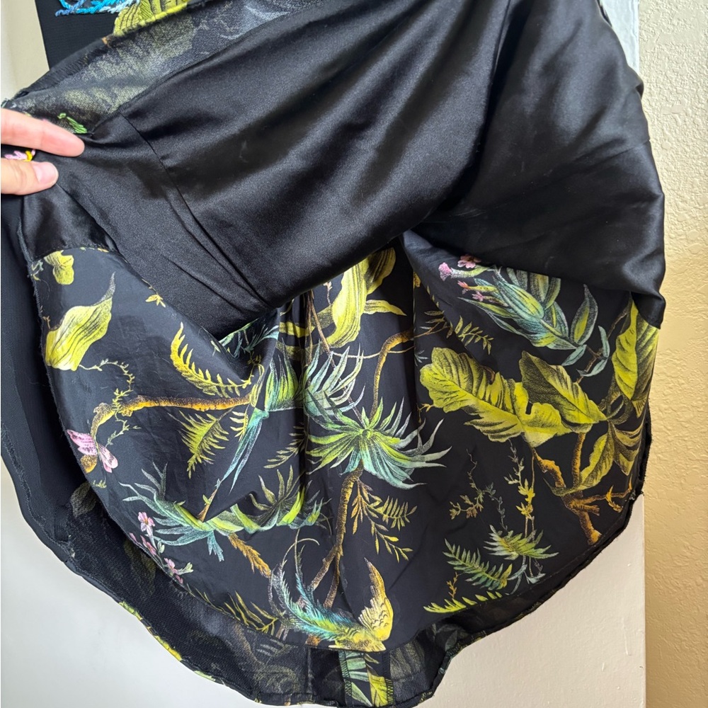 Azadeh Couture Floral Black Maxi Dress - Picture 11 of 15